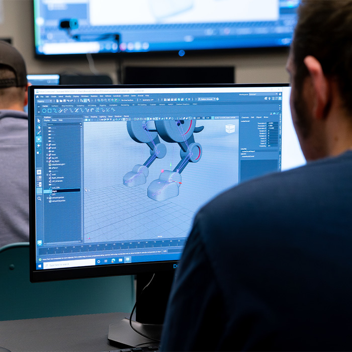 Students in a Digital Media Class